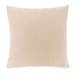 HAWKINS NEW YORK Simple Linen Pillow in Flax 22x22 New Womens Bedding